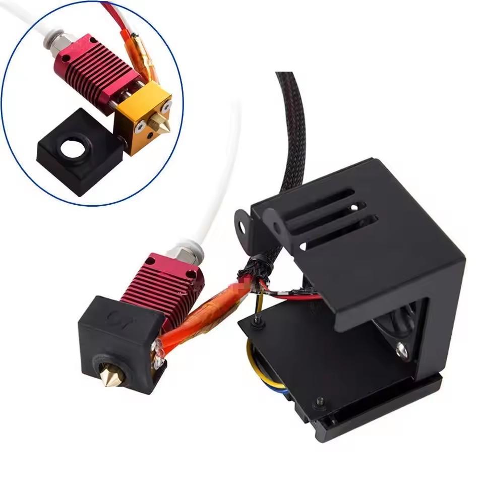 Upgrade Komplett Montiertes Hotend Düsen-Kit Komplettes MK8 J-Head Extruder-Kit Mit Doppeltem Lüfter 12V 24V für Ender3 CR10 3D-Drucker
