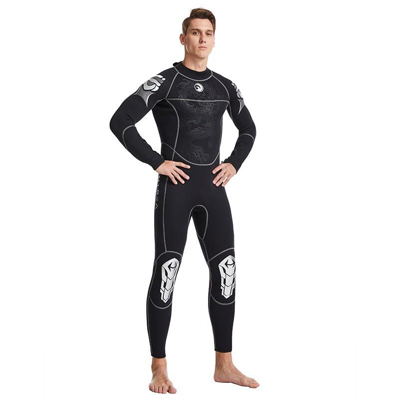 Mens 1.5mm Neoprene Wetsuit Full Suit Snorkeling Surfing Swimming Warmth Protection