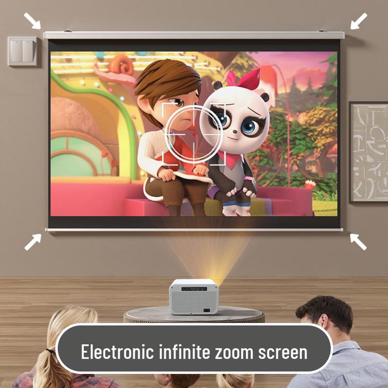 New A14 4K Projector with Electric Focus - 1080P Home & Office Theater