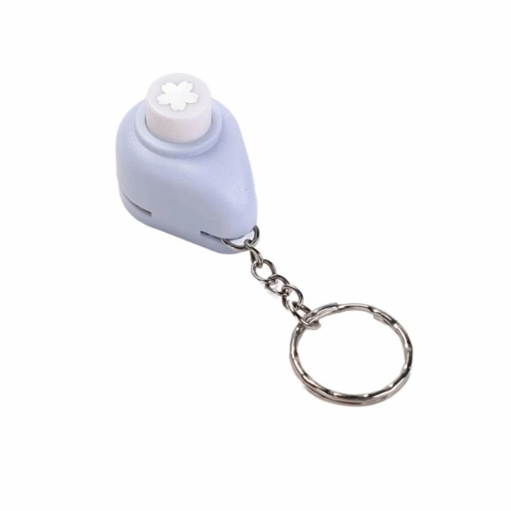 Mini Stamp Cutter with Keychain Embossing Machine DIY Tools Stamp Hole Puncher Card Making