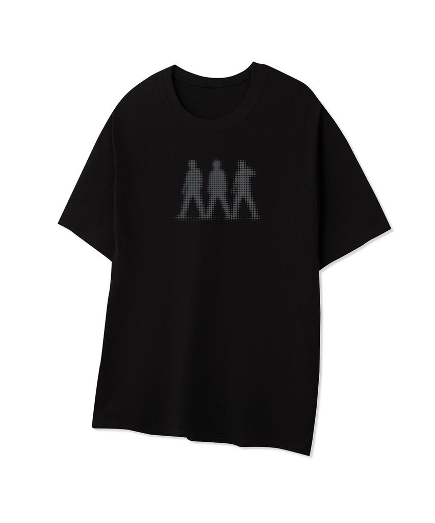 STANDARDERROR 87-Stan335 Y2K Trinity Glitch Solid Short Sleeve T-Shirt (2 Colors)