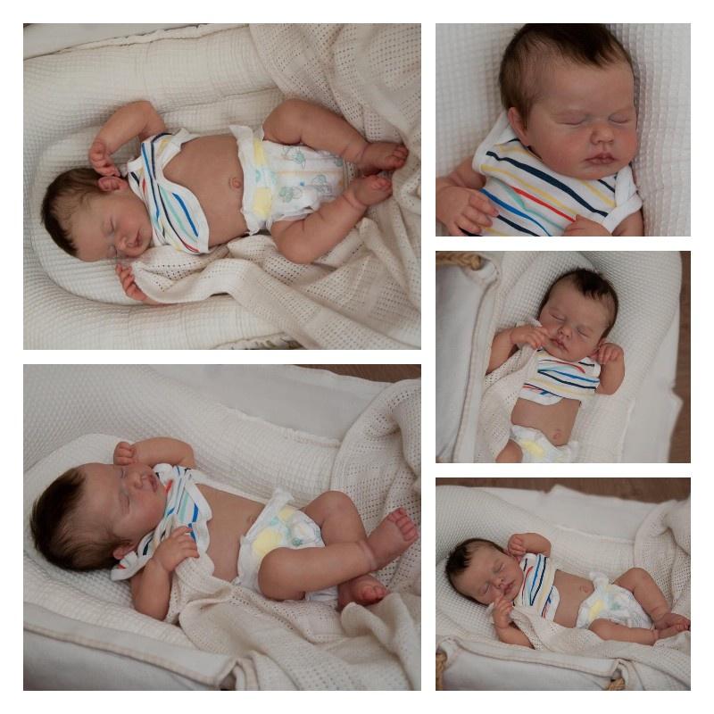 Npk 19-inch Reborn Loulou Silicone Baby Doll Realistic And Adorable Toy For Children Ages 4-6 Years
