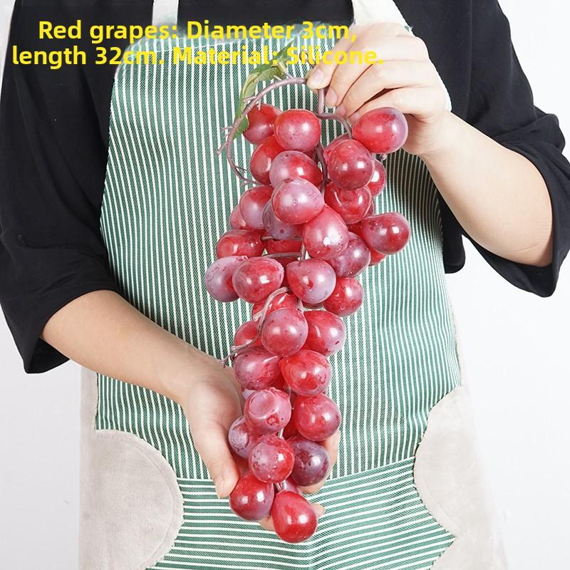 Large Size Simulation Fruit Vegetable Pumpkin Model Kitchen Cabinet Decoration Children's Photography Toy Realistic Strawberr...