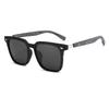 Polarized Square Sunglasses with UV Protection and Wood Grain Legs (Model P891876)