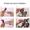 Bicycle & Motocycle Phone Mount,Aluminum Alloy Phone Holder with 360 Degree Rotation Compatible with iPhone 14/13/12/11 etc,Samsung Etc GPS