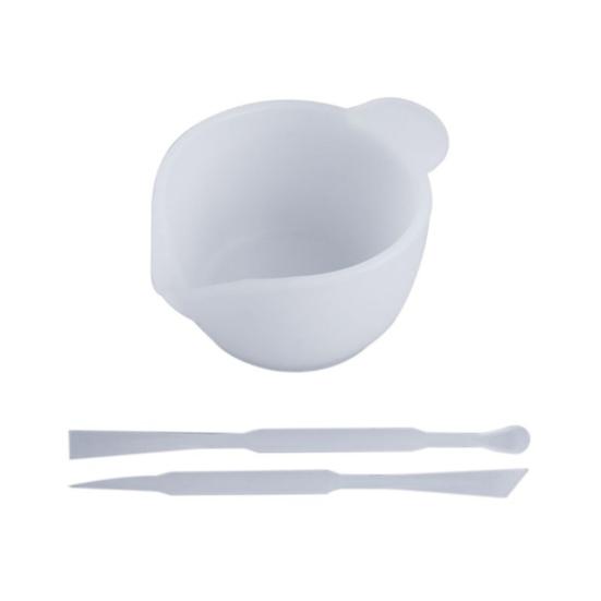 4 Stück Silikon Epoxidharz Mischbecher Rührstäbe DIY Schmuckherstellung Werkzeugsets