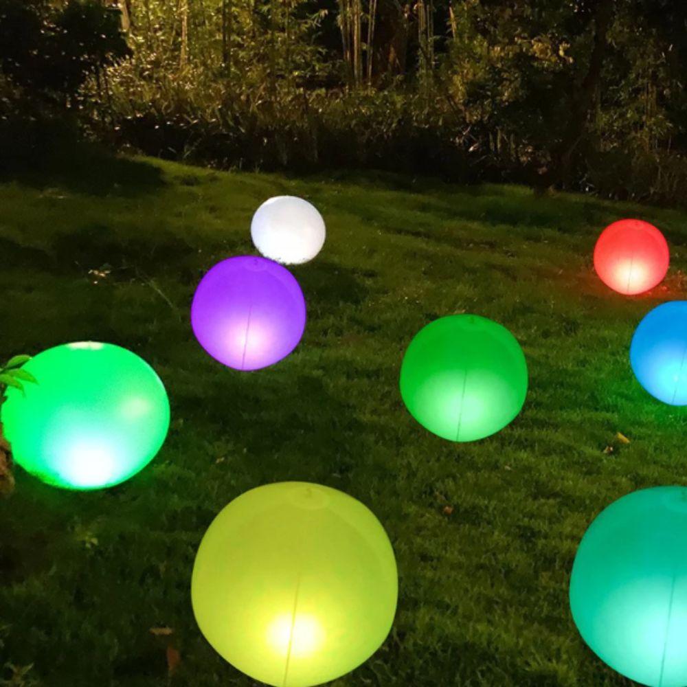 Color-Changing Lights Inflatable LED Ball Remote Control Large Inflatable LED Balls  Beach Parties