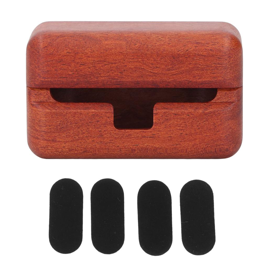Wood Case for WF‑1000XM4 Earbuds Wooden Wireless Earbuds Protective Case Cover Shockproof Hand Polished