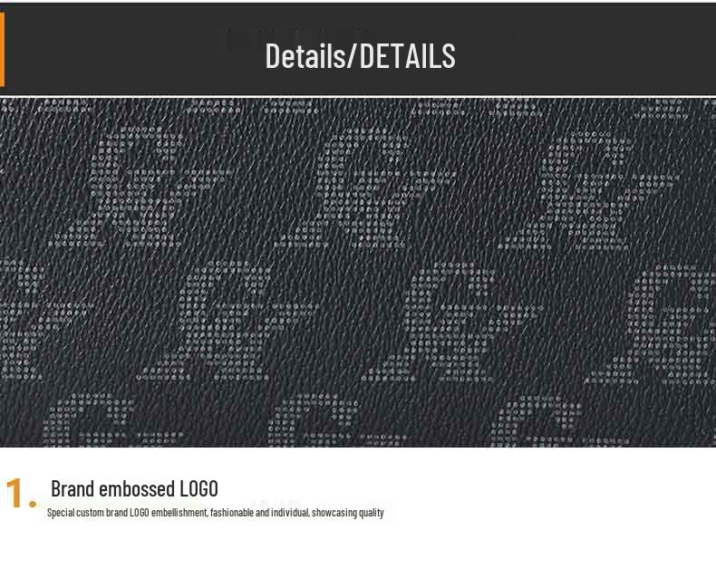 French Brand Men's Soft Cowhide Crossbody & Clutch Phone Bag