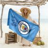 Love Manchester City Fc Beach Towel Super Soft Microfiber Quickdry Fabric Comfortable Lightweight