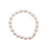 Rice Grain Freshwater Pearl Bracelet Temperament Niche Design Fashionable And Simple 18K Gold Electroplating Bracelet Elastic Adjustable