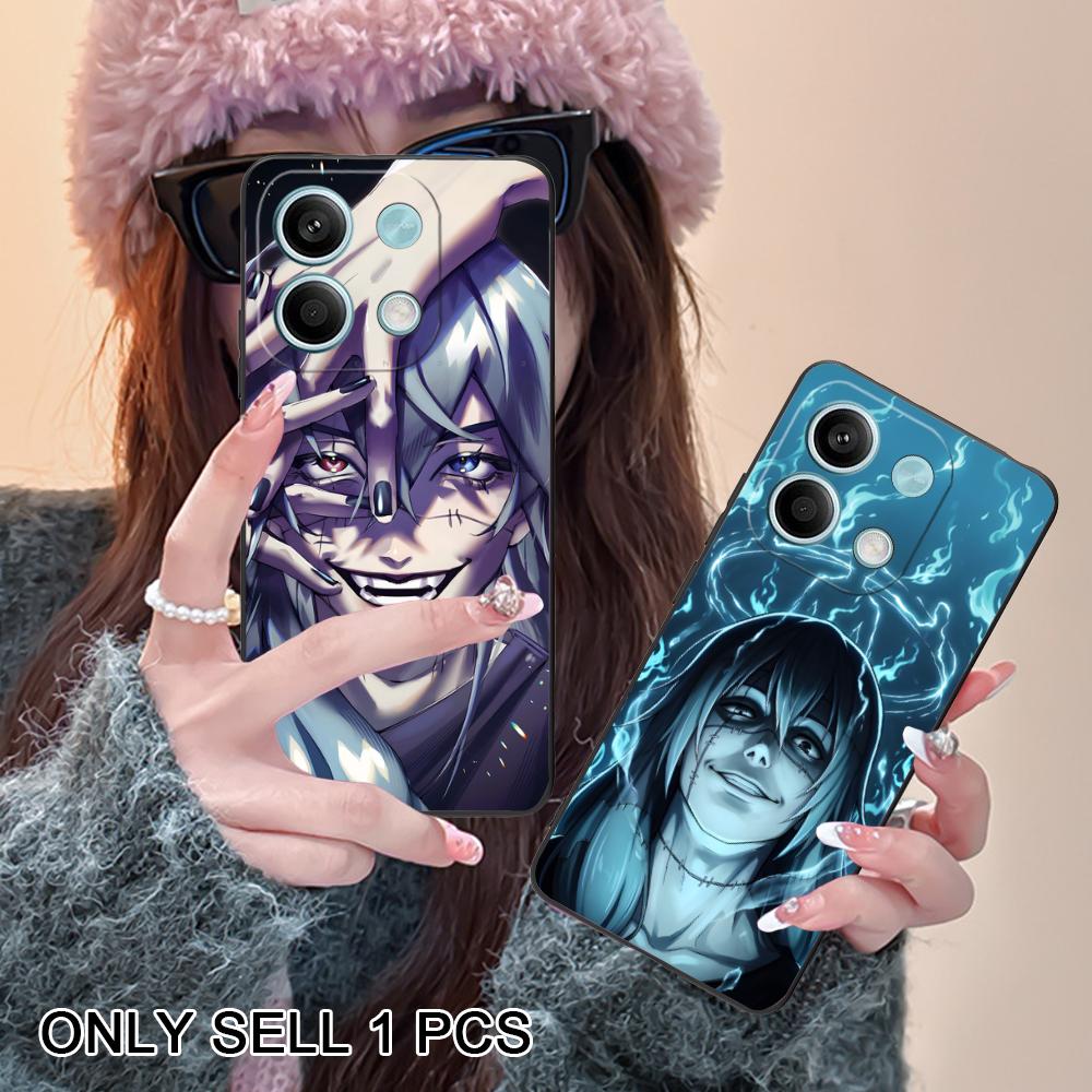 JJK Mahito Phone Case for Xiaomi Redmi 15 14 13 12 A5 3 2 1 C Plus 4G 5G Soft TPU Shockproof Cover