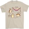 Funny Hedgehog Eat Sleep Repeat Lover Unisexs TShirt 100 Cotton