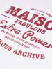 LA MAISON STUDIO Unisex Maison Vintage Logo Regular Short Sleeve T-Shirt White (Fcf2Ts411M)