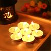 50PCS Tea Lights Paraffin Wax Candle Long Lasting Wedding Lover Proposal Candle Relaxing Glow Fragrant
