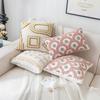 INS Style Geometric Tufted Cushion Cover – Cozy Nordic & Pastoral Decorative Pillowcase for Sofa, Living Room, and Home Ambience