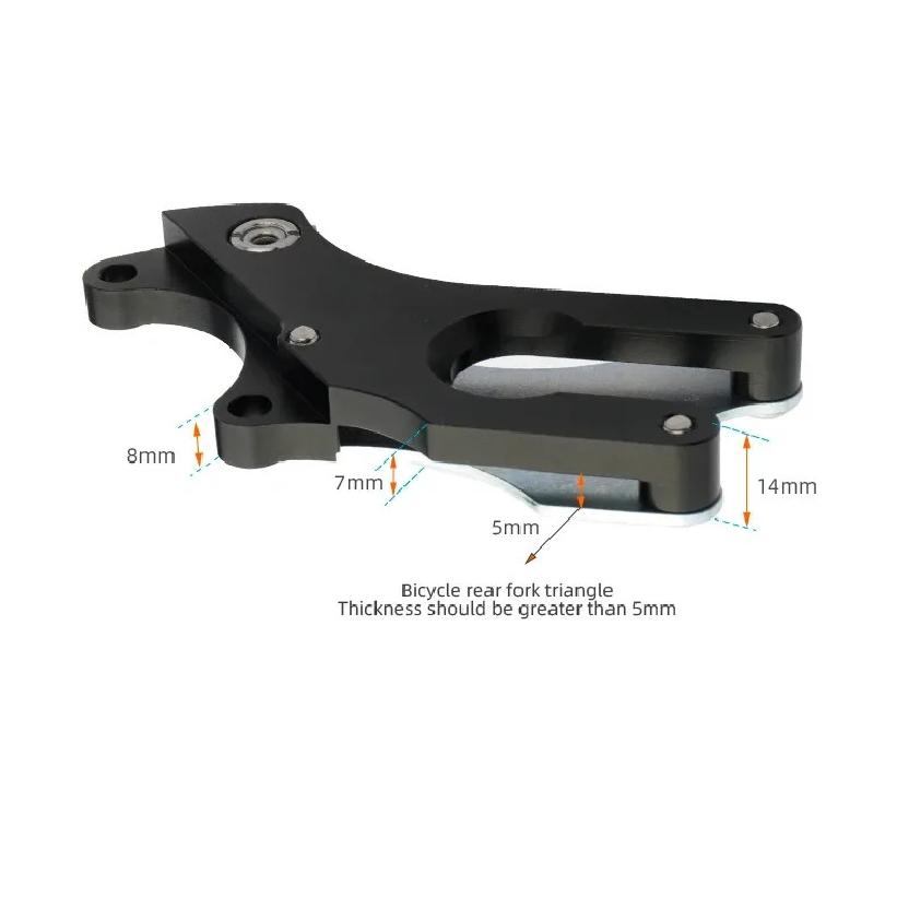 AXI Bike Disc Brake Adapter MTB Frame V Brake Mounting Converter Road Bicycle Rear Wheel Heavy Duty Conversion Accessories