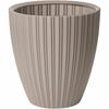 Plant Pot Garden ID Fancy Brown Taupe Polyethylene 40 X 42 Cm