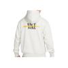 Nike FW22 Solid Color Logo Print Hooded Long Sleeve Sweatshirt Men Tops Light-Bone FB7661-072