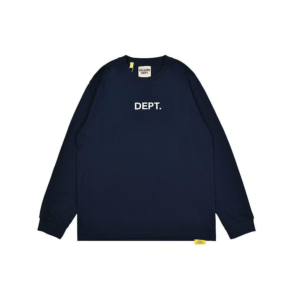 UrbanEdge Gallery Dept Hart Letter Slogan Lange Mouwen T-shirt - Trendy Stijl voor Mannen Small