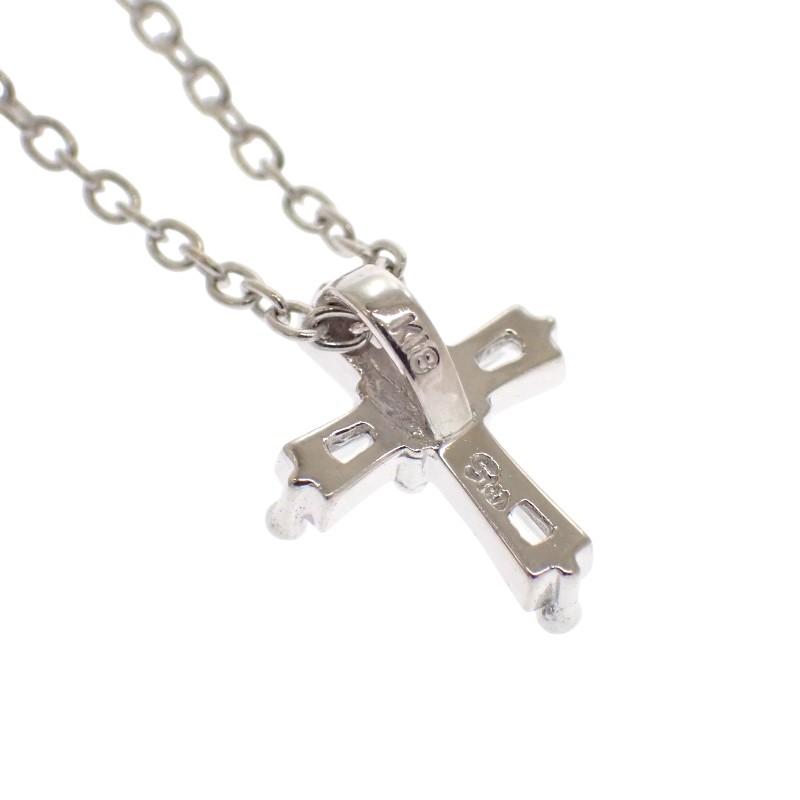 STAR JEWELRY Necklace K18 White Gold/diamond Women