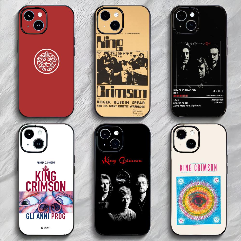 Progressive Rock Band K-King Crimson Phone Case Phone Case Soft Packaging Lightweight For iPhone17 16 15 14 13ProMax