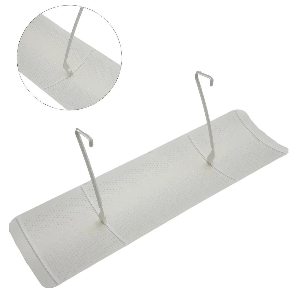 2 Stück Klimaanlagen-Windabweiser Verstellbar Anti-Direktes Blasen Luftleitblech Gekühltes Luftleitblech Wandmontiert A/C Luftführung