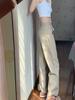 Petite Women's High-Waist Retro Denim Jeans, XS, Straight Wide Leg, 3/4 Length, Flattering Fit