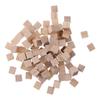 300pcs Pine Wood Material Wooden Blocks Square Wooden Color Unfinished Wooden Craft Cubes 1cm Wood Square Blocks