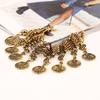 Fashion Simple Retro Exquisite Tassel Coin Pendants Anklet Women Foot Ornaments