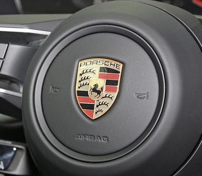 Náhradní odznak na střed volantu auta, modifikační příslušenství, samolepka vhodná pro 911 Cayenne Macabalamera