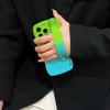 Suitable for Iphone16E Wristband Stand, Apple 15promax Phone Case Gradient Wave 14 Protective Case