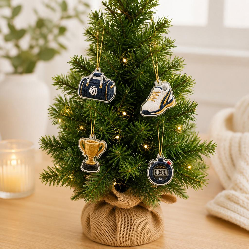 Akrylový přívěsek Adventní kalendář pro fanoušky 2D volejbalu, Roztomilý sběratelský klíčenka