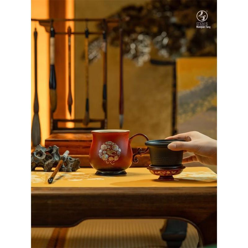 

Edenus Shaanxi History Museum Ceramic Tea/Coffee Cup with Lid