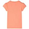 Kids' Short-sleeved T-shirt Neon Orange 92/104/116/128/140