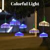 Solar Festoon LED Jellyfish Chandeliers Fiber Optic String Lights Restaurant Wedding Party Garden Tree Decorative