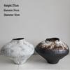 Zen Wabi-Sabi Jingdezhen Ceramic Vase for Flower Arrangements