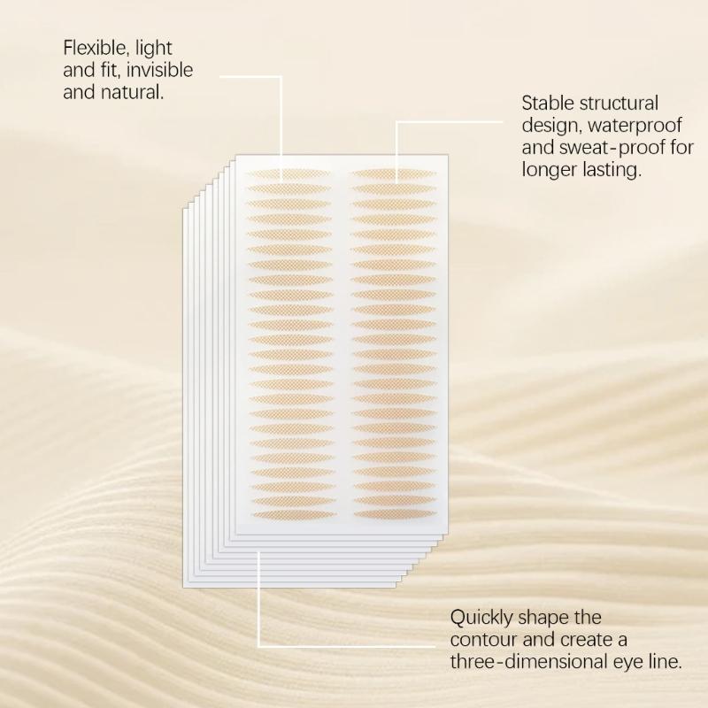 Seamless Double Eyelid Strips With Airflow Materials Not Adhesive Needed For Sensitives Skin Daily Use