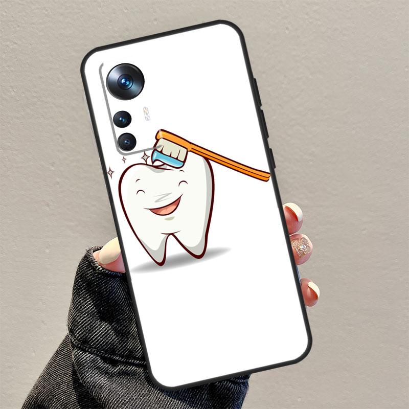 Dentist Dental Tooth Nurse Case For Xiaomi 15 Ultra 13 14 11T 12T 13T 14T Pro Cover For POCO F7 F6 F5 X3 X5 X6 X7 Pro