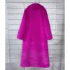 Cappotto in Pelliccia Sintetica da Donna, Pelliccia Sintetica, Modello Lungo, con Collo Imbottito, Cappotto Invernale da Donna Extra Lungo