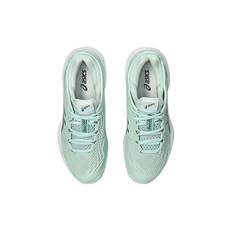 Asics Court FF 3 Comfortable Round Toe Low Top Tennis Shoes Women's Gray Green 1042A220-400