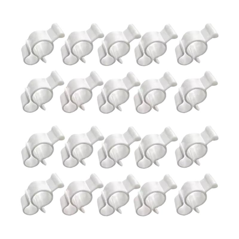 20Pcs Plastic Camping Awning Hook Clip Caravans Campers String Light Rope Clamps Tent Hook Light Hanger Enduring