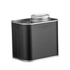 Coffee Canister PU Leather Storage Organizer for Grain Loose Tea Rice Black