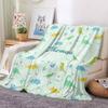 Pink Cartoon Unicorn Blanket Baby Girl Boy Linen Flannel Blanket Personalized Family Friend