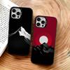 Black Mountain INS Design Phone Case For iPhone 17,16,15,14,13,12,11 Plus,Pro Max,XS,Colorful Silver Phone Case Funda Cover
