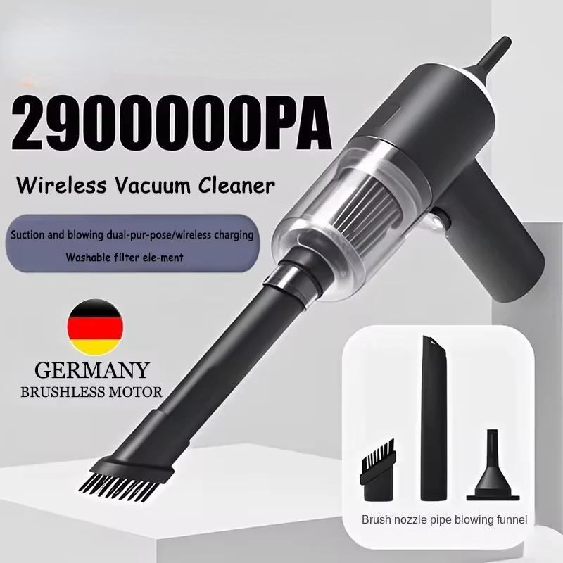 

Vacuum Cleaner 2900000PA 120w Wireless Super High Powerful Wet Dry Dual Use 2 in 1 Portable Large Suction Vacuum Cleaner none чёрный