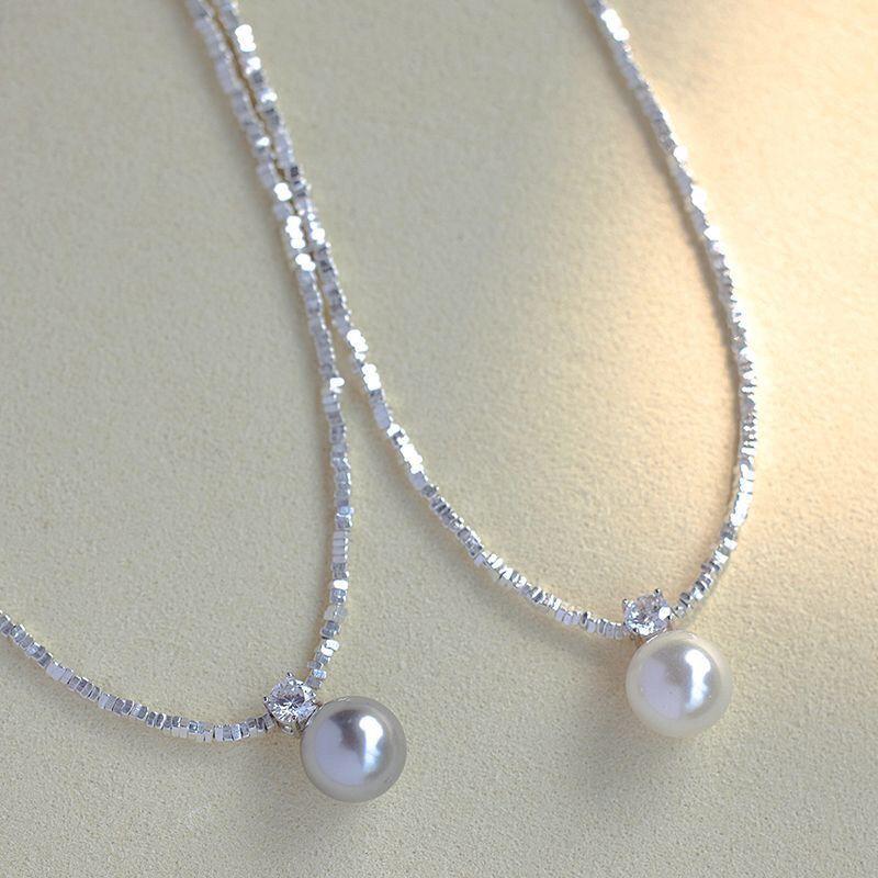 Pearl Necklace Women'S Plated Niche Design High-End Clavicle Chain Premium Durable Quality Useful Practical Reliable