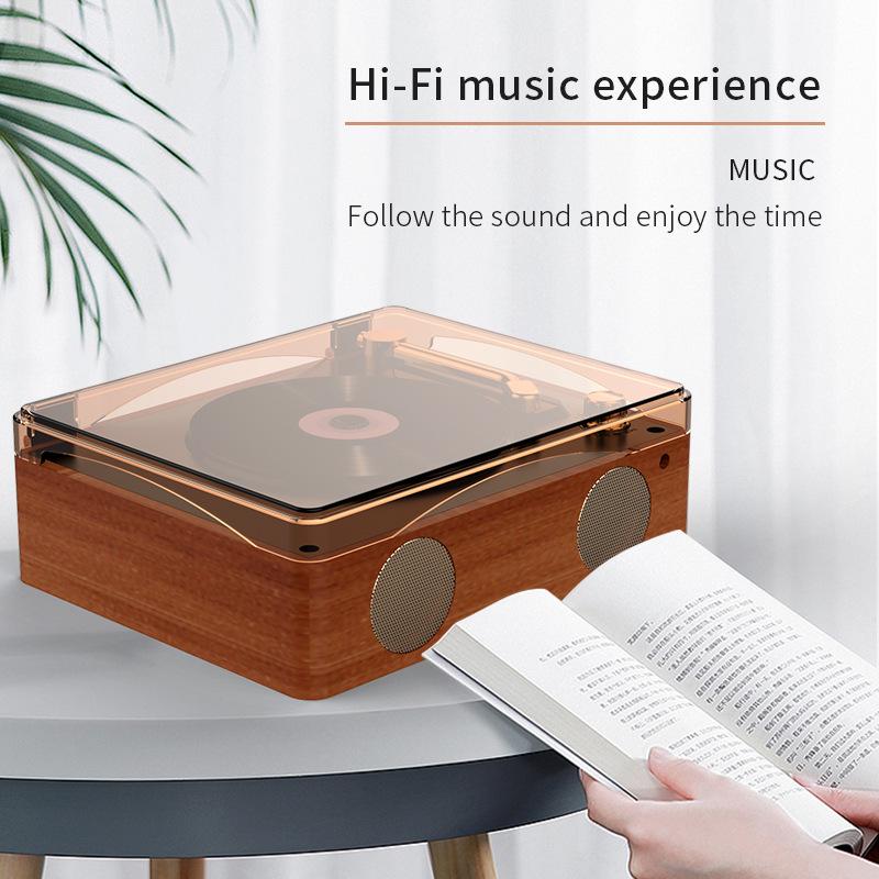 Bluetooth Retro CD Player & Speaker - Portable Home & Birthday Gift