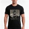 Samourai TShirt Summer Casual Cotton Tee Oversized Streetwear Tops Vintage Graphic Print Loose Fit Short Sleeve