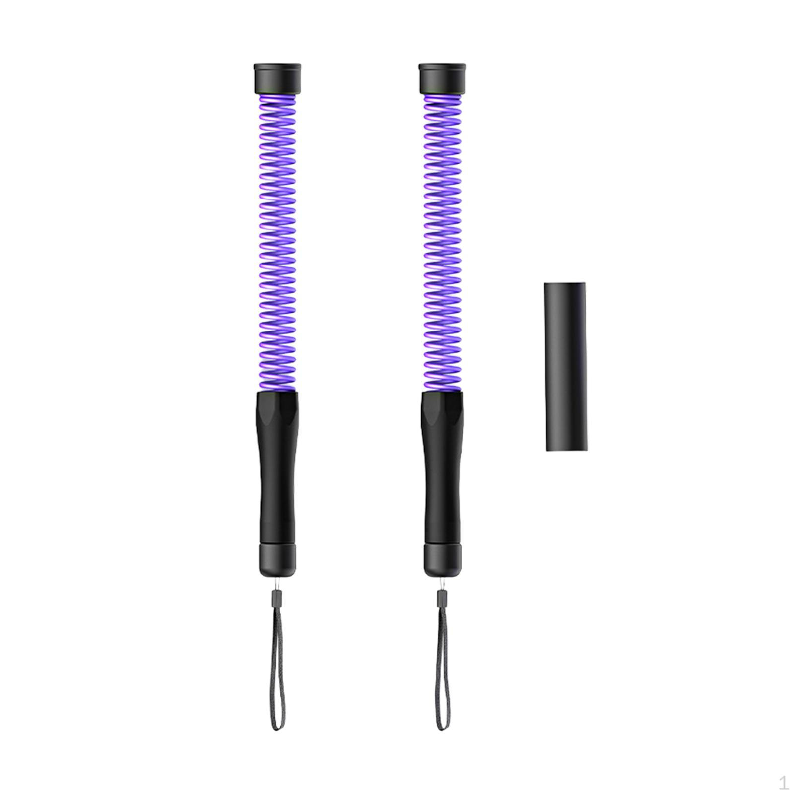 

2 Pieces Fitness Battle Ropes Versatile Tool Portable Strength Training Rope фиолетовый